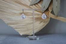 Load image into Gallery viewer, Translucent Floral Drop Earrings.
